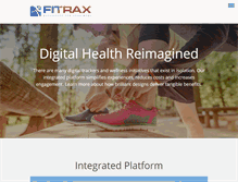Tablet Screenshot of fitrax.com